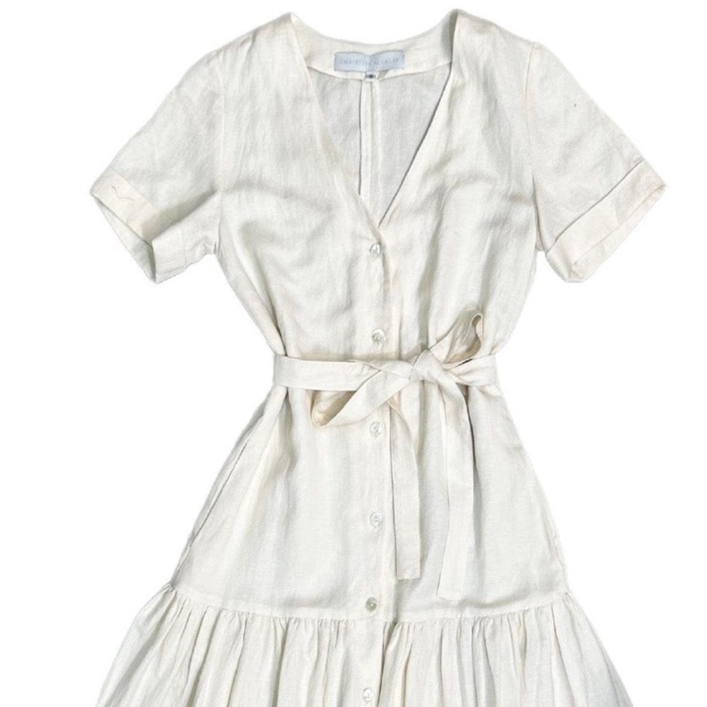 Aly Dress in Linen Blend
by christinealcalay.com Sz. L - NWT - Picture 4 of 8